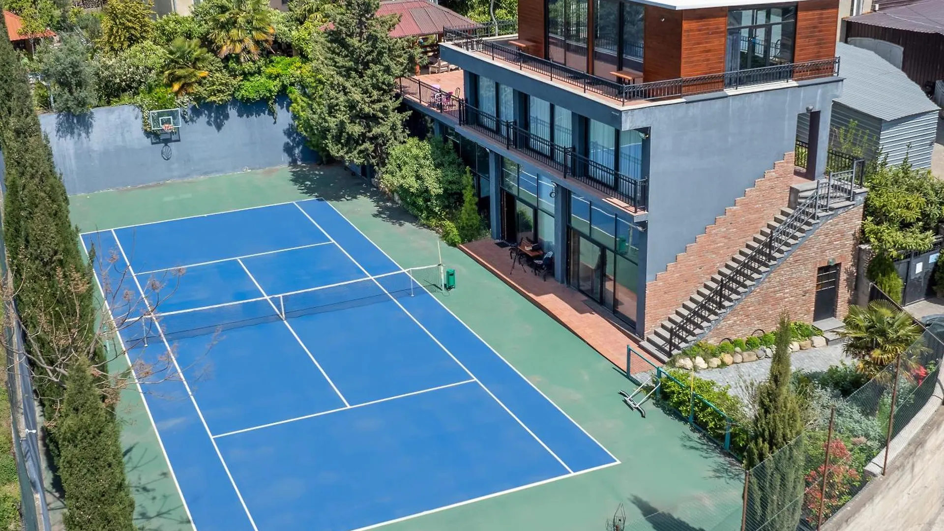 Private Modern Villa With Tennis Court Тбилиси