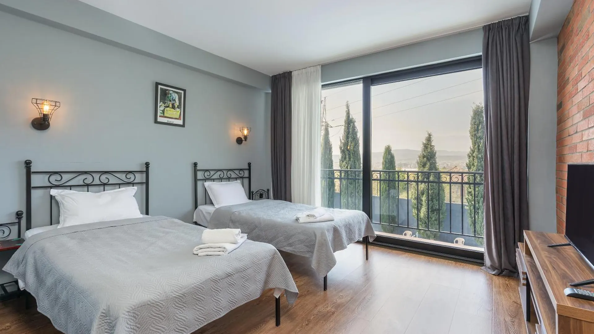 טביליסי Private Modern Villa With Tennis Court